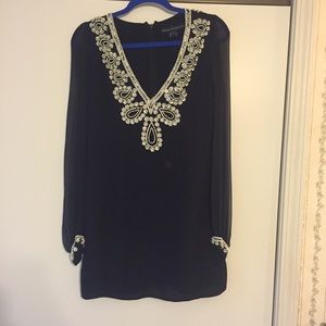 French connection embellished dress