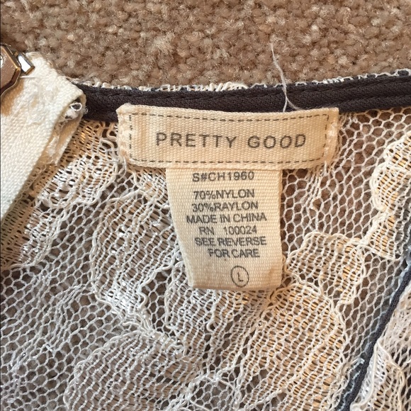 NWOT white/cream lace dress - Picture 2 of 4