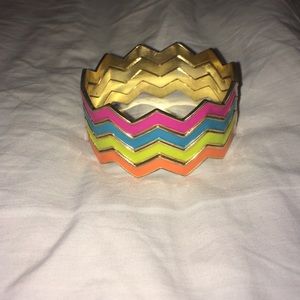 Colorful Chevron Bracelets
