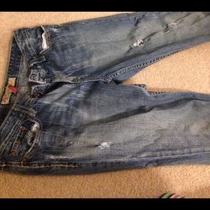 BKE distressed jeans