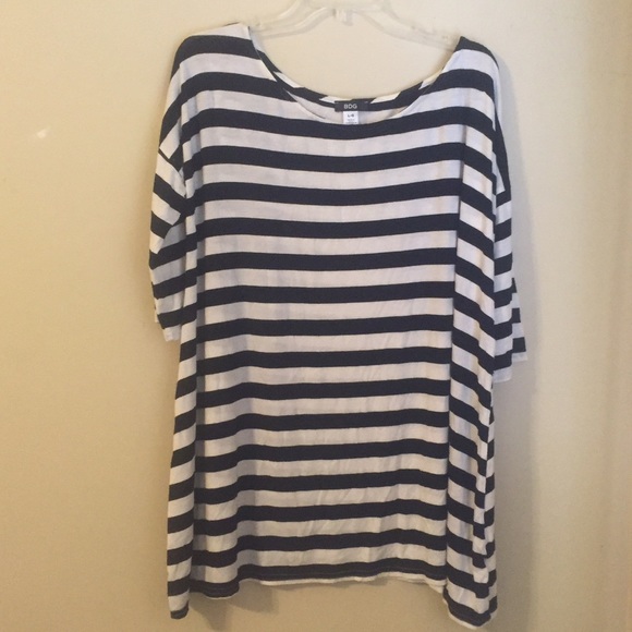BDG Boat Neck Striped Tunic - Picture 4 of 4