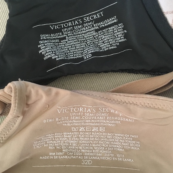 Victoria's Secret Bra 32 D Black - Picture 2 of 3