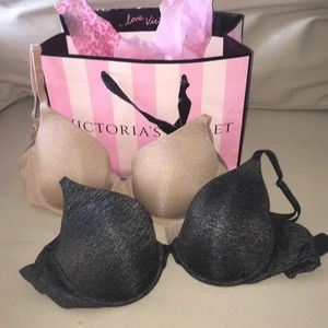 Victoria's Secret Bra 32 D Black