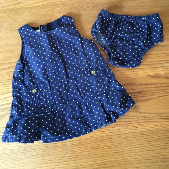 Patriotic dress with matching bloomers - Picture 1 of 3