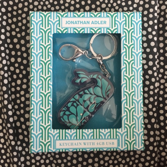 Jonathan Adler Flash Drive Keychain