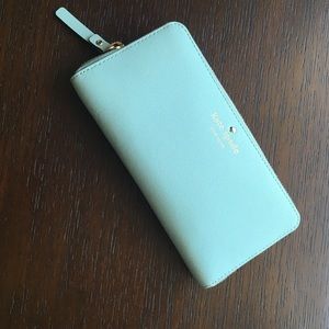 Kate Spade baby blue wallet