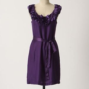 Anthropologie Baraschi Purple Dress size 2