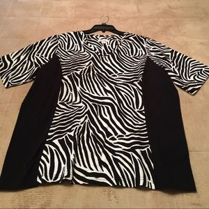 Denim and Co. Zebra top