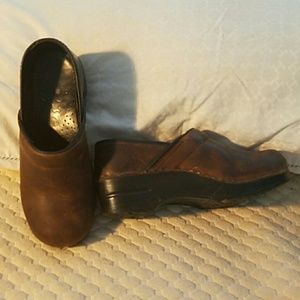 Brown Dansko Clogs Size 36 Europe or 6 Ladies