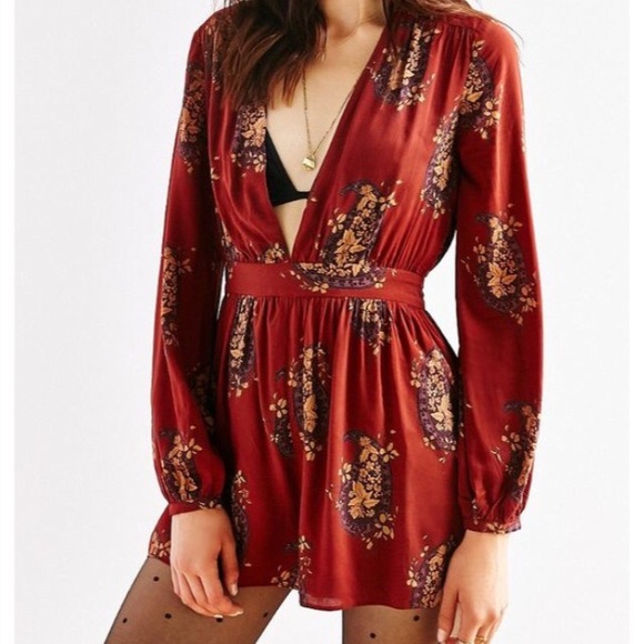 UO long sleeve romper