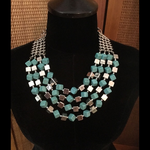 Atlanta Gem Show Jewelry - Best Howlite Turquoise Necklace