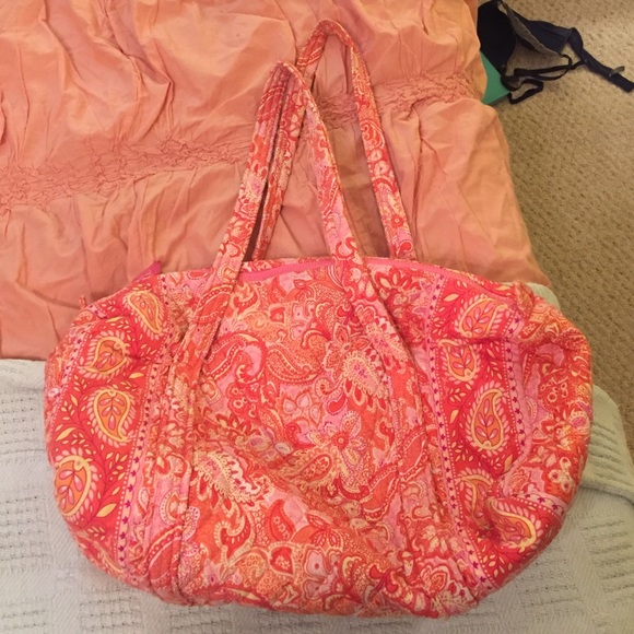🍃🌻 SALE today!! VeraBradley Small Duffel Sherbet