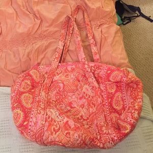 🍃🌻 SALE today!! VeraBradley Small Duffel Sherbet