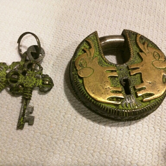 Brass elephant antique Locks