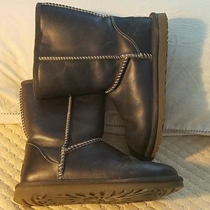 Navy blue UGG boots