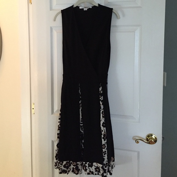 Sleeveless dvf wrap dress