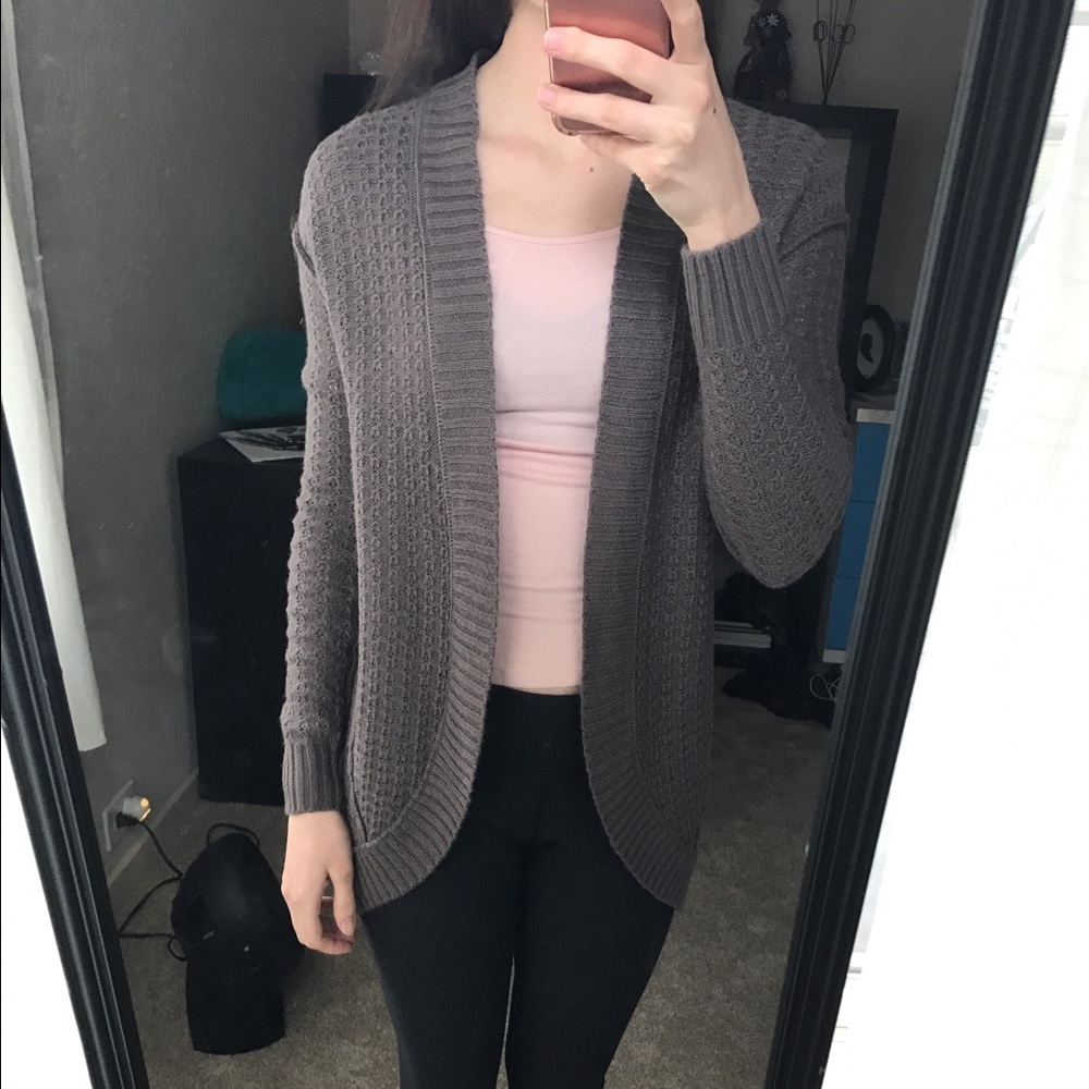 High Low Knitted Cardigan