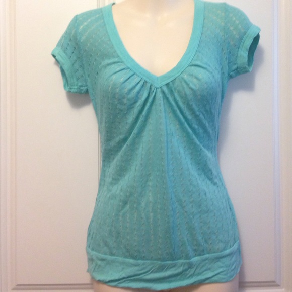 One Clothing soft mint green top Sz M juniors