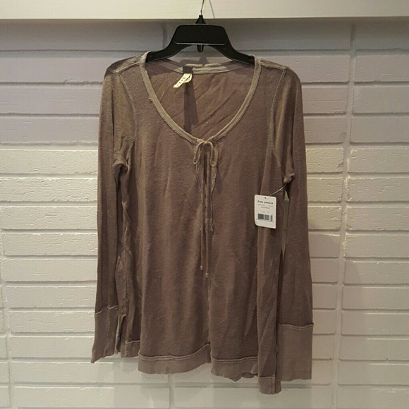 Free People - Affogato Hacci Top (Moonshadow)