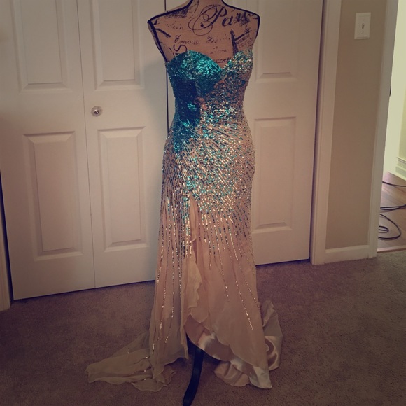 Sequin prom dress