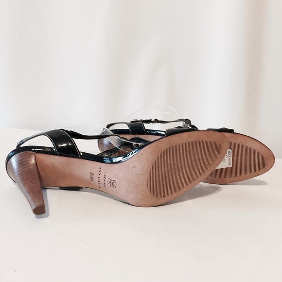 Ann Taylor Bridgette Navy Chain Sandal - Picture 4 of 4