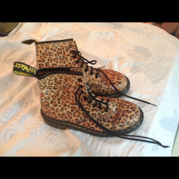 Dr Martens Leopard Print Boots