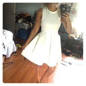 The cute little white dress's best friend