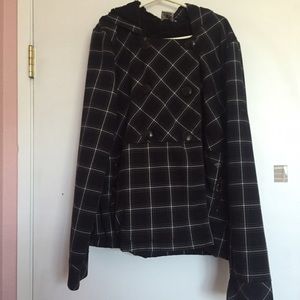 Plaid Hooded Jacket
