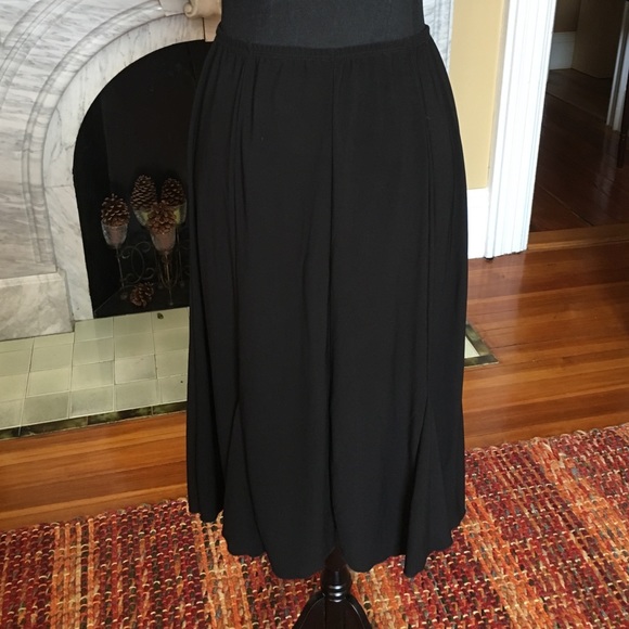 Flared long skirt
