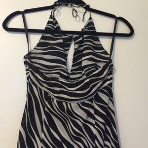 Black and White Express Dress