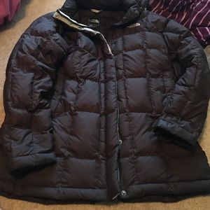 North Face brown winter jacket