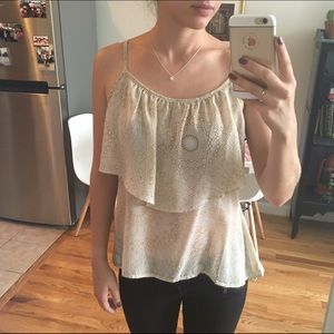 Dimensional Silk Top