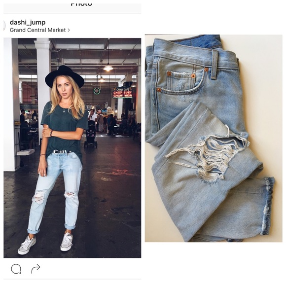 ❌SOLD❌Levi's 501® Jeans Old Favourite Boyfriend - Picture 3 of 4