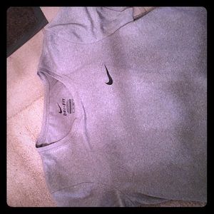XS gently used grey Nike shirt