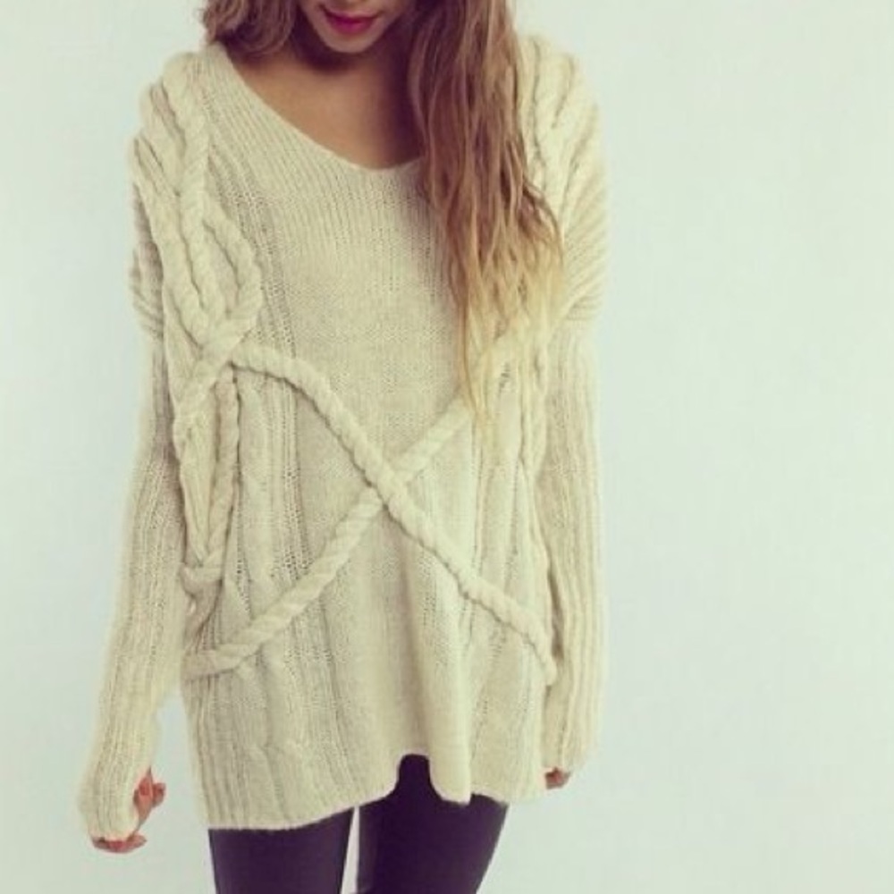 NWT Peppermayo Off White Sweater