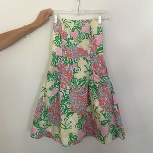 Lilly Pulitzer strapless dress