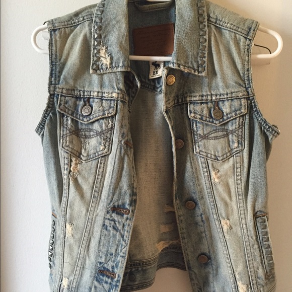 Abercrombie studded vest