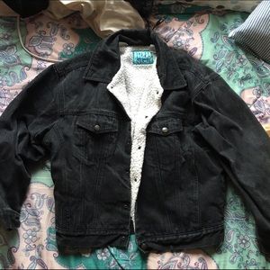 Vintage Black Denim Jacket