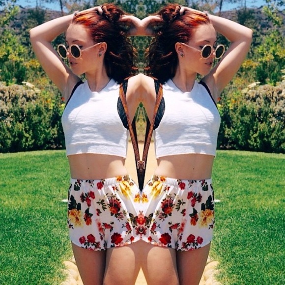 Floral shorts
