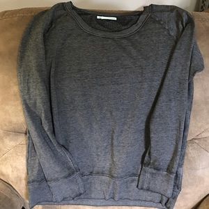 Maurice's distressed sweatshirt