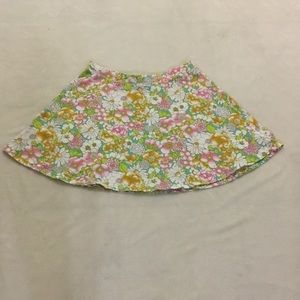 Forever 21 Floral circle/skater skirt