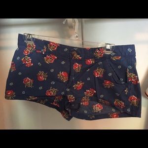 Floral Hollister shorts
