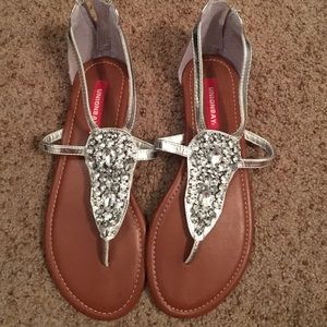 Union Bay crystal sandals!