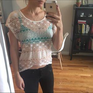 Lace T-shirt