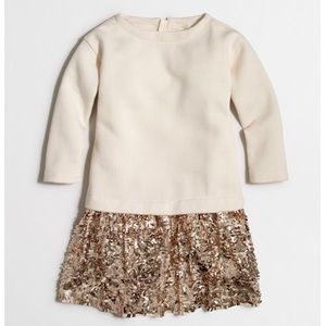 Girls Sequin J.Crew Factory Sweater Dress