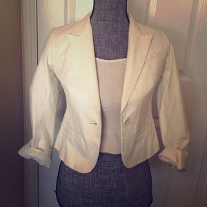 ACCEPTING MOST OFFERS cream Loft Blazer! OOP