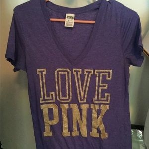 Purple sparkly VS PINK shirt