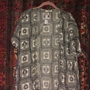 LF short sleeve kimono