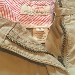 J Crew 3" Chino Shorts