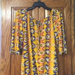 Tribal top/ only worn once